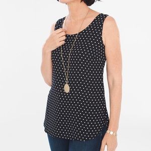 Floral Dot Reversible Tank (size 3)